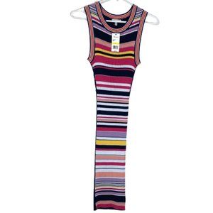 ELLA MOSS SIMONE SLEEVELESS RIBBED DRESS Sz M